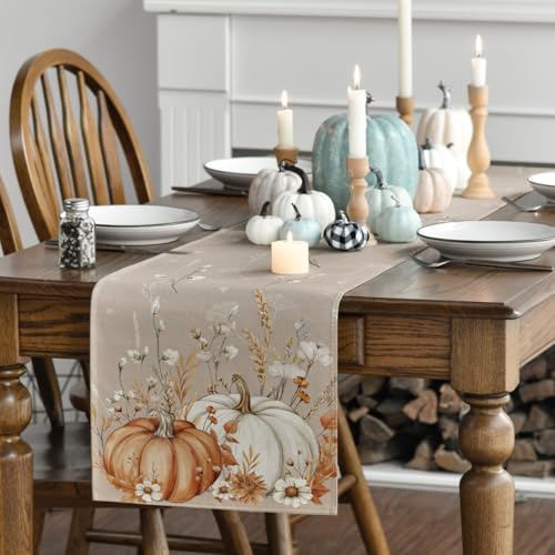 210 GSM Fall Table Runner Home Party Decor 13x72 Inch