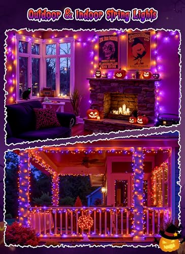 2 Pack Solar Halloween Lights (144 Foot)