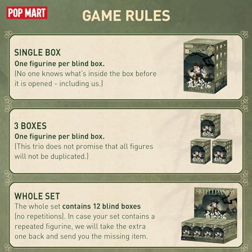 SKULLPANDA The Ink Plum Blossom Series Figures (12 count)