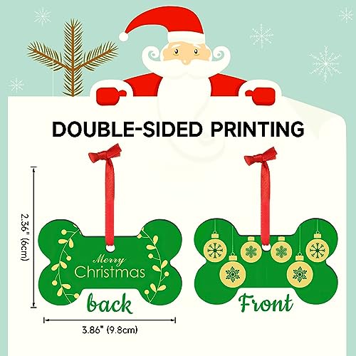 Personalized Christmas Ornaments 2025 Wood Custom Picture Text Hanging Ornament Customized Christmas Tree Decorations Keepsake Gift for Family Couples Xmas Tree Home Decor