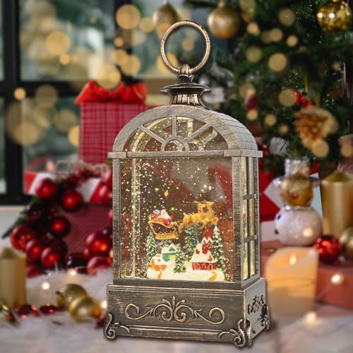 Christmas Snow Globes Lantern