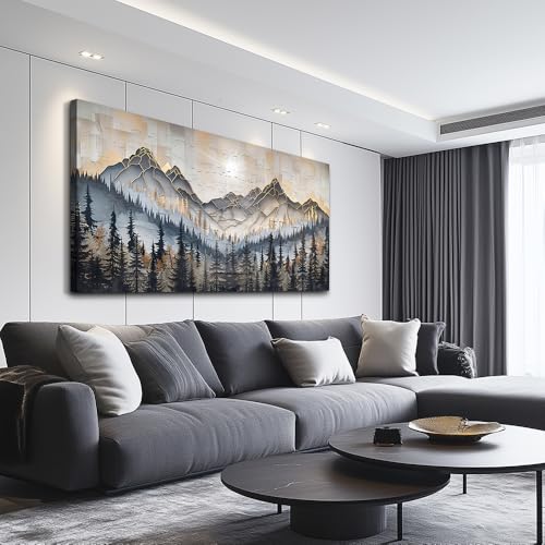 Large Canvas Wall Decor For Bedroom Large Wall Art For Living Room Dining Room Modern Office Abstract Ink