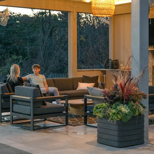 Slat Medium Rectangular Planter Box for All