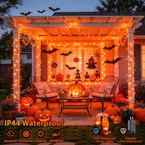600 LED Halloween Lights Outdoor (168 Foot)
