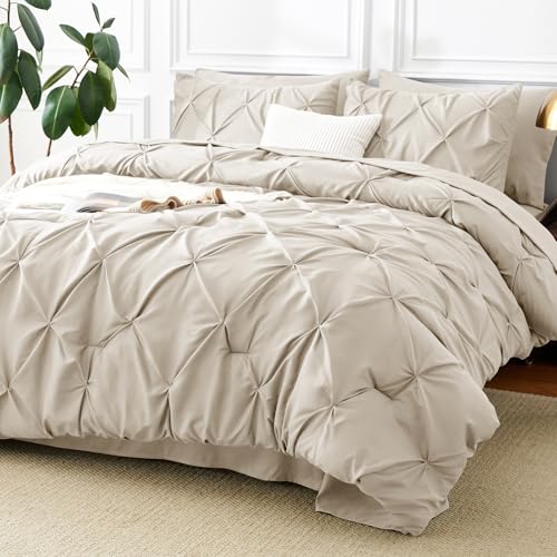 California King Comforter Set Beige