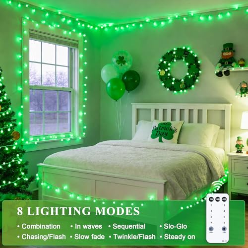 Connectable 100 LED Globe String Lights Indoor