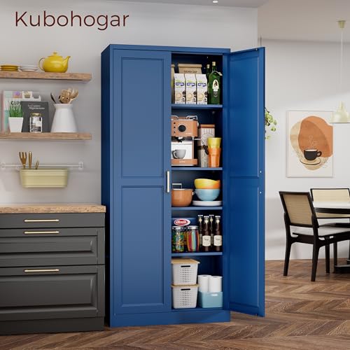 71" Tall Metal Kitchen Pantry Cabinet
