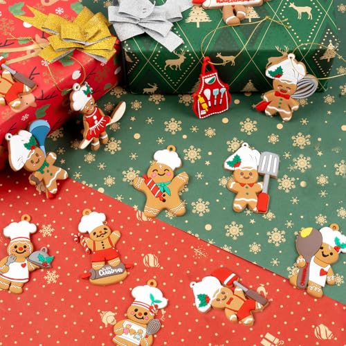 24pcs Gingerbread Christmas Decoration for Tree (24 Count)