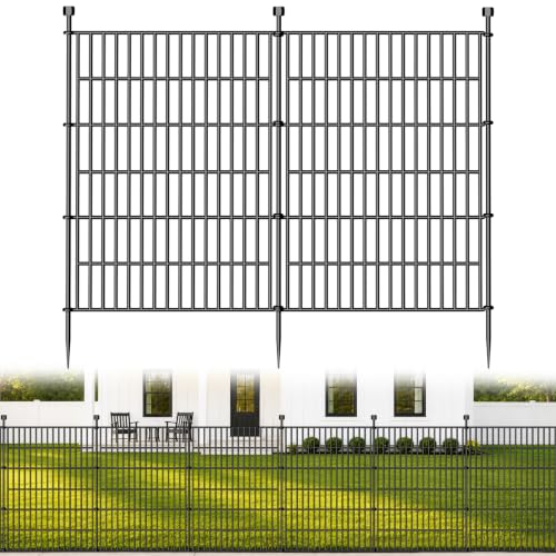No Dig Garden Fence Outdoor for Yard (78.67 Sq Ft)