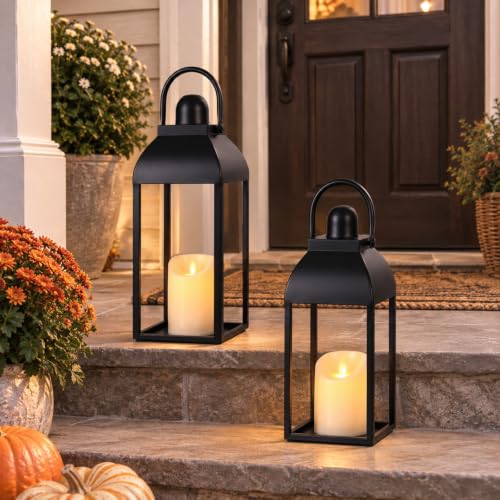 Lanterns Decorative Outdoor Indoor (2 Count)