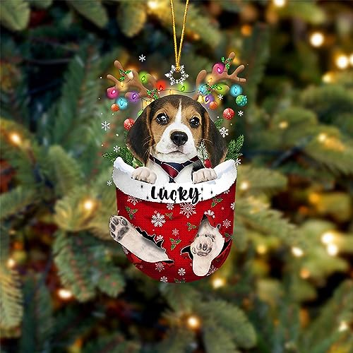 Beagle Dog Christmas Ornament