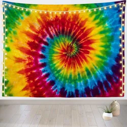 Tie Dye Tapestry Fabric 80L x 60W Inches