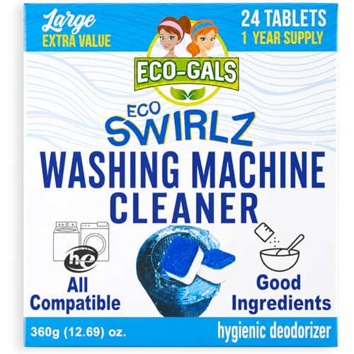 Washing Machine Cleaner and Deodorizer (24 Count)