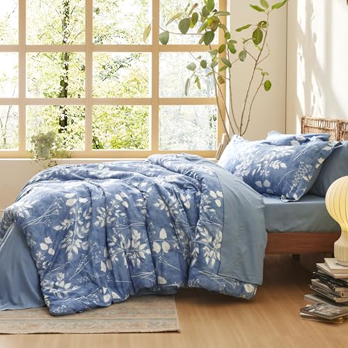 Floral Blue Comforter Set