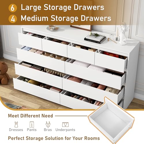 White Malm Dresser for Bedroom