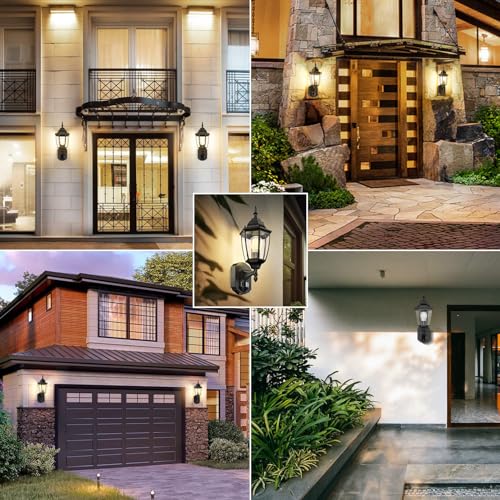 Motion Sensor Outdoor Wall Lights Fixtures (2 Count)