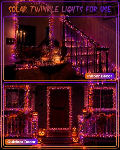 Solar Halloween String Lights Outdoor (2 Count)