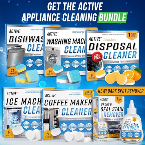 Washing Machine Cleaner Descaler 24 Pack (24 Count)