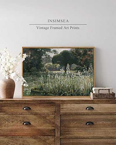 Framed Canvas Wall Art Vintage Decor