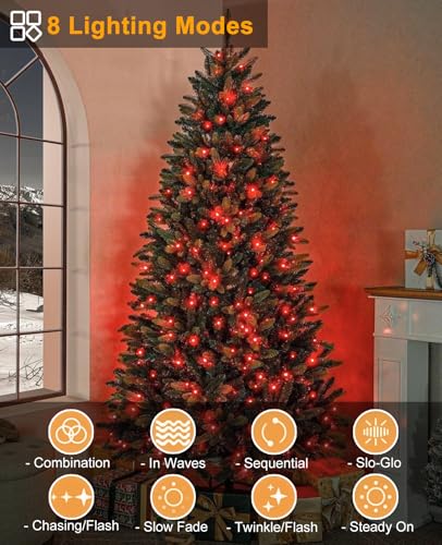 197FT 600 LED Christmas Lights Outdoor