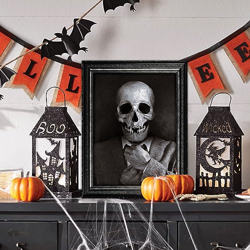 15 Halloween Gothic Creepy Skull Photos Haunted Horror Picture Frame