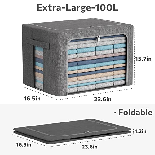 Extra Large Clothes Storage Bins (2 Count)
