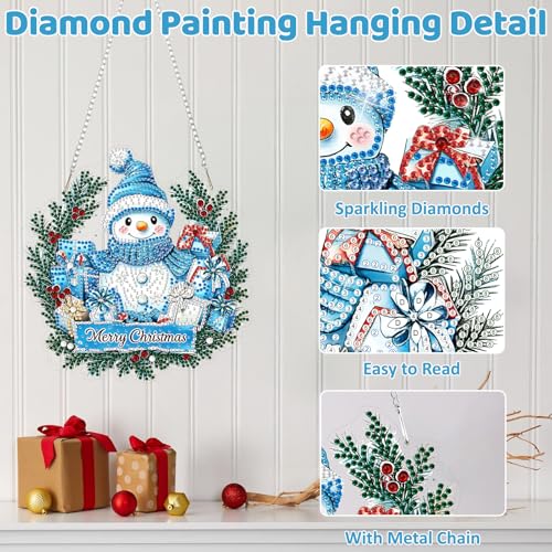 Christmas Hanging Diamond Art Kits for Adult