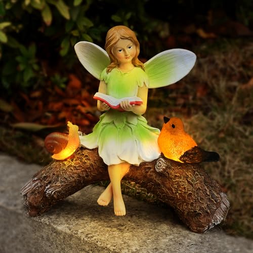 Garden Flower Fairy Statue Decor