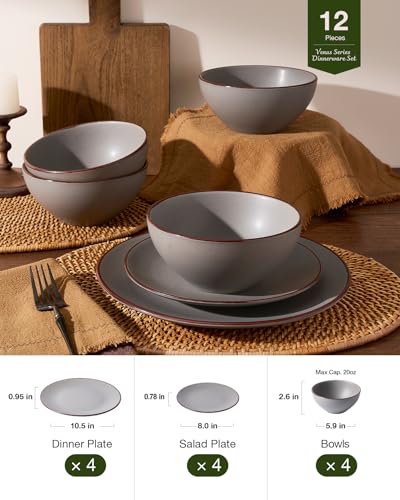 Venus Plates and Bowls Sets (12 Count)