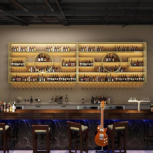 47.2in Large Wall Mounted Wine Rack