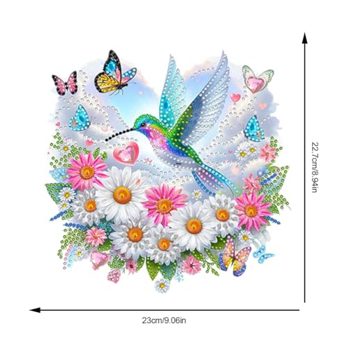 Flowers Hummingbird Diamond Art Kits
