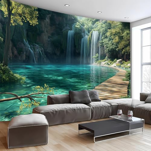 Nature Tapestry Forest Tree Sea Cave Wall Hanging