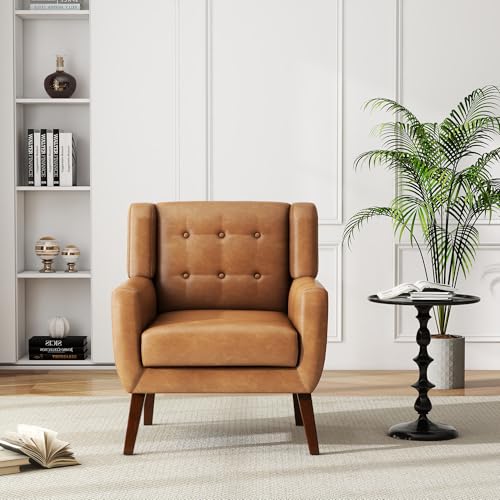 PU Leather Accent Chair