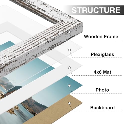 5x7 Picture Frames Set of 9 (9 Count)
