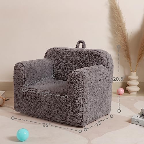 Kids Snuggly Soft Sherpa Chair