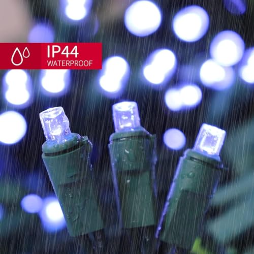 60 LED Cool White LED Christmas String Lights (60 Count)