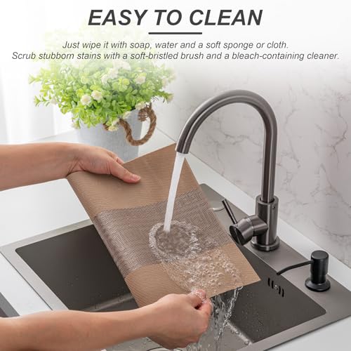 Placemats Set of 4 Washable Indoor (4 Count)