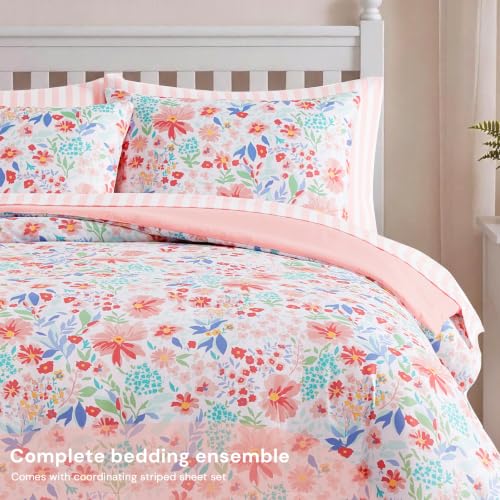Twin XL Comforter Set with Sheets for Girls