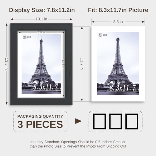 A4 Picture Frames 3 Pack (3 Count)
