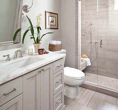 800W 1+HP American Elongated Macerating Toilet Kit with Macerator Pump for Basement Toilet System