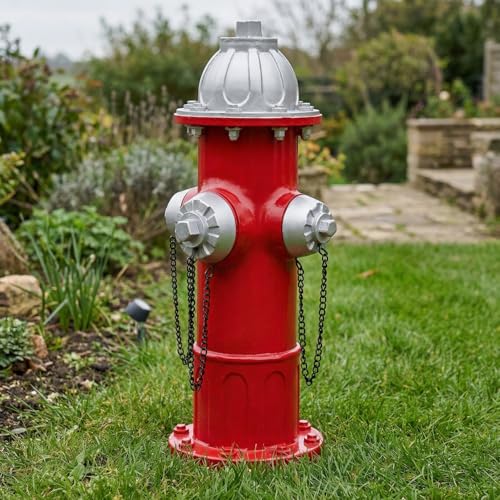 Garden Fire Hydrant Outdoor Statue Decorative for Dog to Peed on
