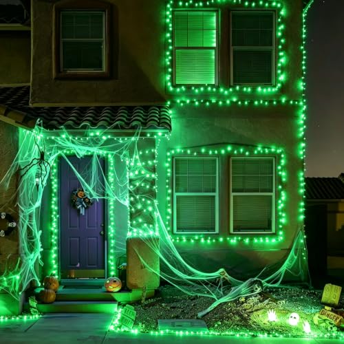 100 LED Green Halloween Mini String Lights (100 Count)