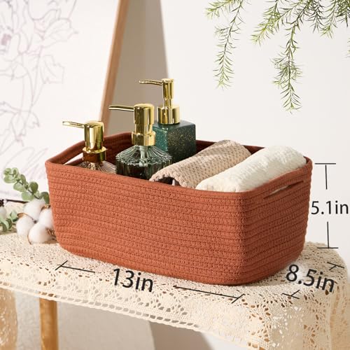 Small Storage Baskets for Organizing (4 Count)