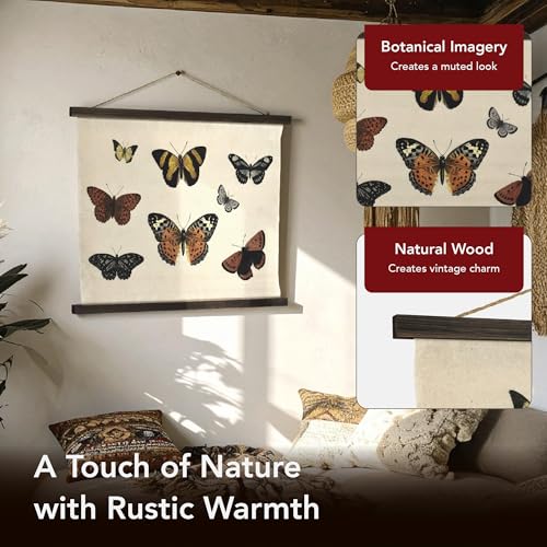 Butterflies Collage Tapestry Wall Art