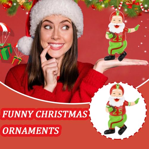 Santa Claus Christmas Hanging Ornaments Small Xmas Tree Decor 15 Pcs