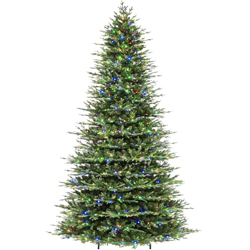 12 ft Prelit Christmas Tree with Realistic PE Foliage