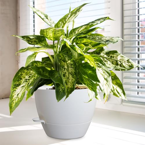 10/9/8 inch Self Watering Pots for Indoor Outdoor Plants, Set of 3 (3 Count)