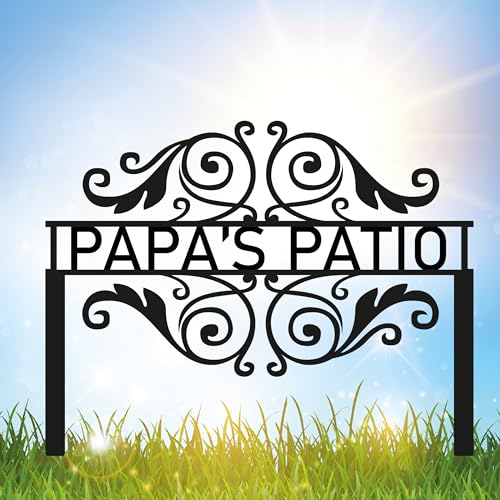 Personalized Metal Garden Sign with Stake