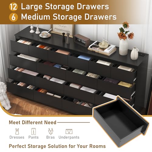 Black Malm Dresser for Bedroom