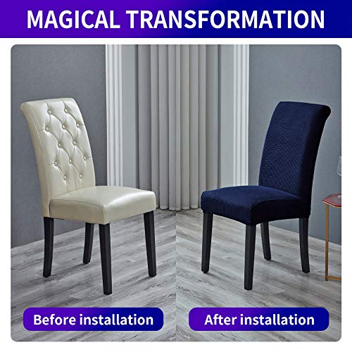Stretch Chair Covers for Dining Room Set of 2
